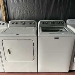 Maytag Washer And Dryer Everything Works Great 60 Days Warranty 