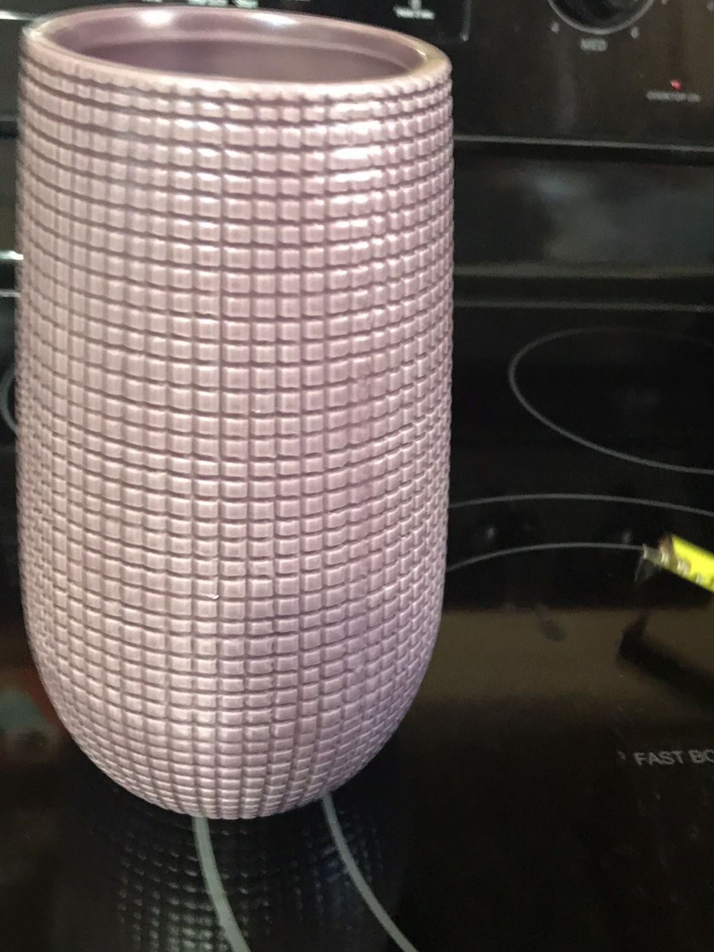 Purple ceramic Vase