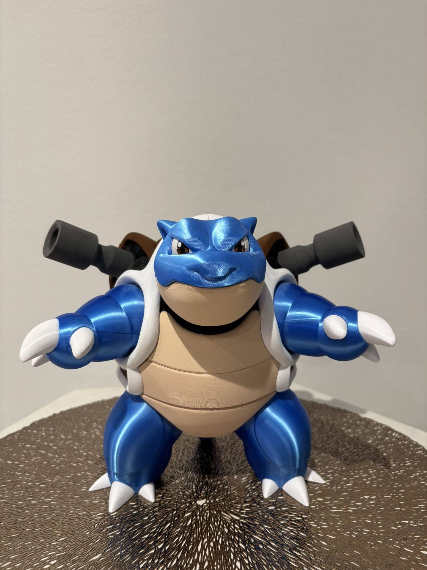 Blastoise 3D-Printed Figure