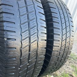 2 Tires 245 75 16 Michelin 