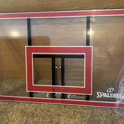 Basketball Backboard, Hoop, And Net For Sale