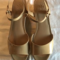 Tory Burch “ABENA” Platform Wedge Sandal NWOB SZ 9.5