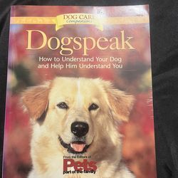 Dog speak book