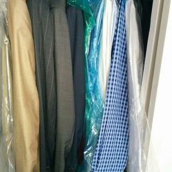 Moving sale & Business suits, ties, pants, shirts, shoes. Very high quality