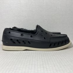 Sperry Top-Sider Float Cozy Casual Comfort Fashion Faux Fur Boat Deck Shoes Wmns Sz 9