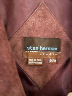 Stan Herman Suede Jacket -size medium