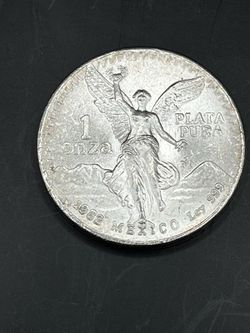 1982 Una Onza Plata Pura Ley .999 Moneda Libertad old School Gorditas