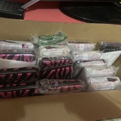 Brand New Zebra Wallets Purple And Pink