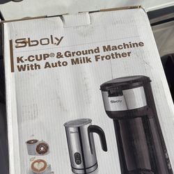 K-cup & Ground Machine with Auto Milk Frother