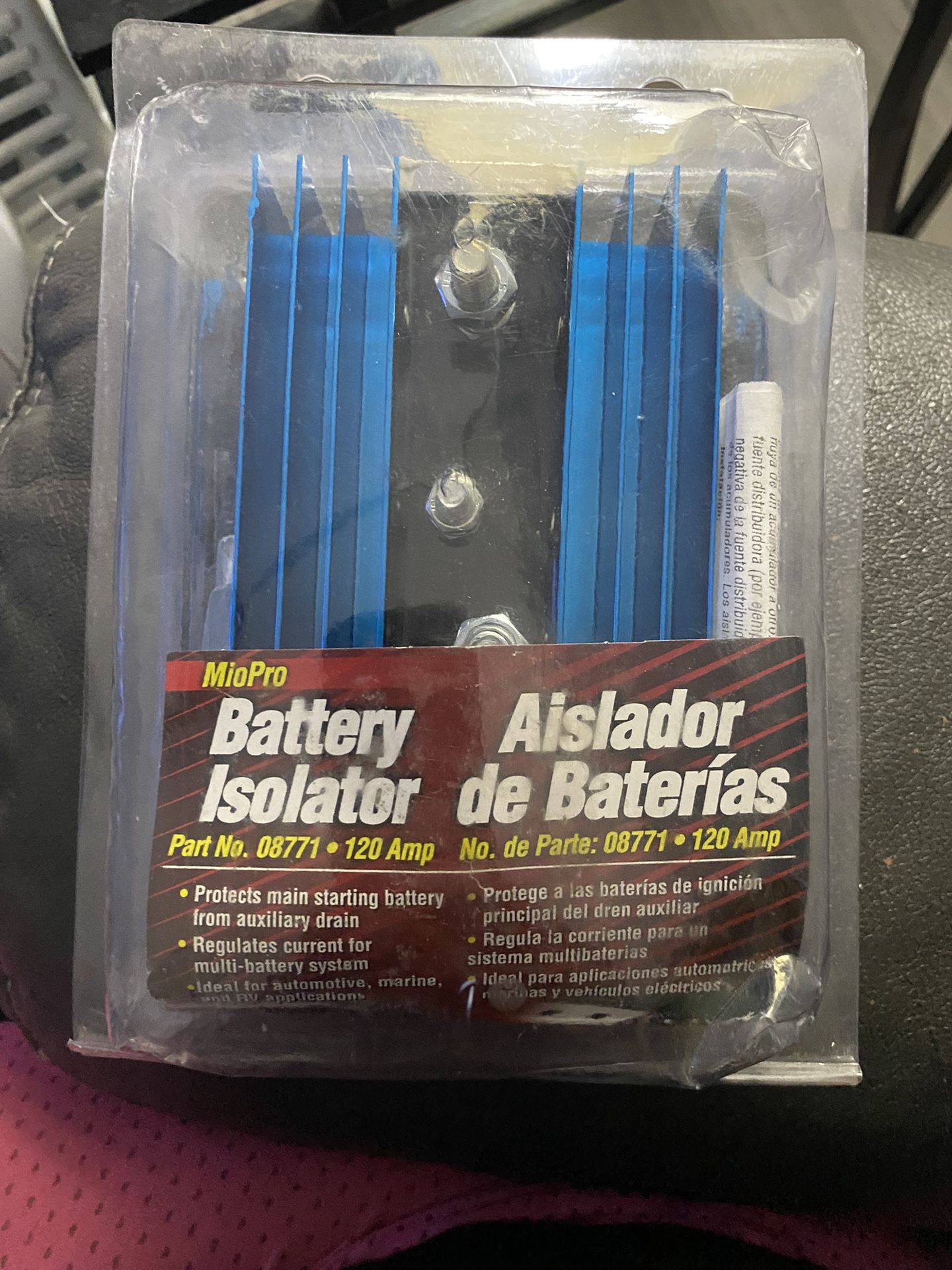 Battery Isolator Part No. 08771 120 Amp
