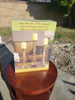 Set Of Three Candlesticks