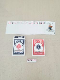 2 Pack Playing Cards With Dice (Red Box Unopened)