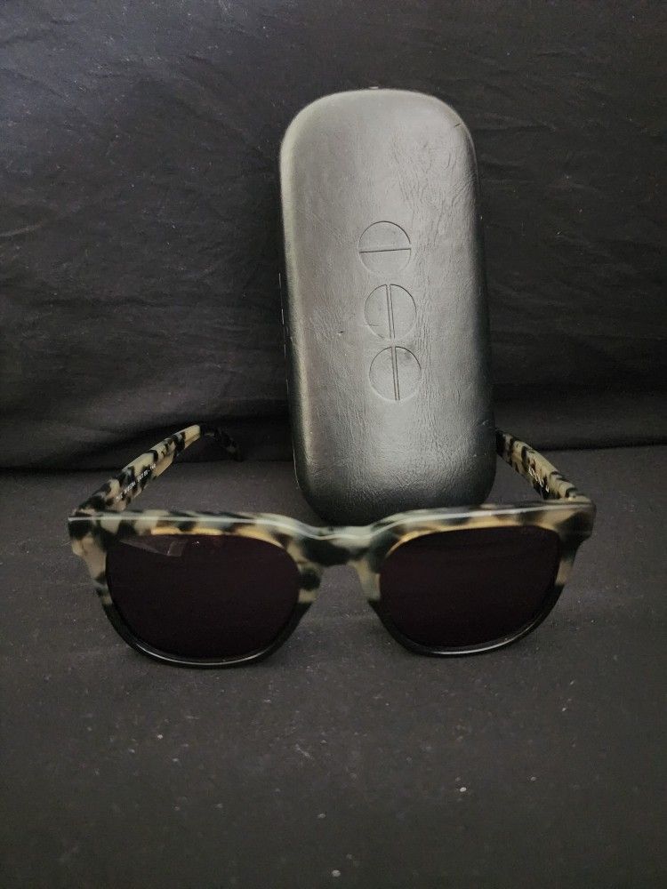 Komono Riviera Green Tortoise Sunglasses
