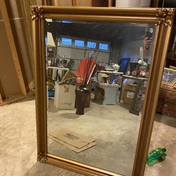 Vintage Gold Framed Mirror