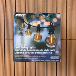 Feit Electric 50ft Café String Lights