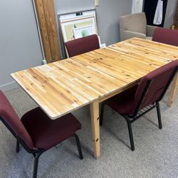IKEA Solid Wood Kitchen Dining Table