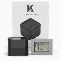 hygrometer, humidity monitor, Bluetooth sensor, humidor accessory, smart hygrometer