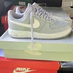 Nike Air Force 1 Low – Clean Gray/White – Size 9.5 – $30
