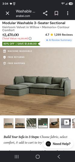 Modular sofa by Anabei