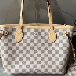 Louis Vuitton white handbag