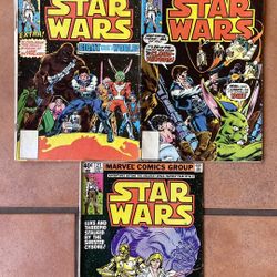 Star Wars comics $125.00 CASH. TEXT FOR PRICES 