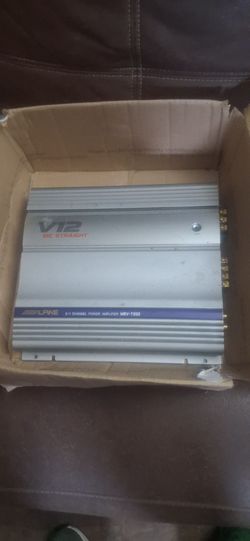 Alpine MRV-T502 Amplifier with Crossover and low guage wiring + more