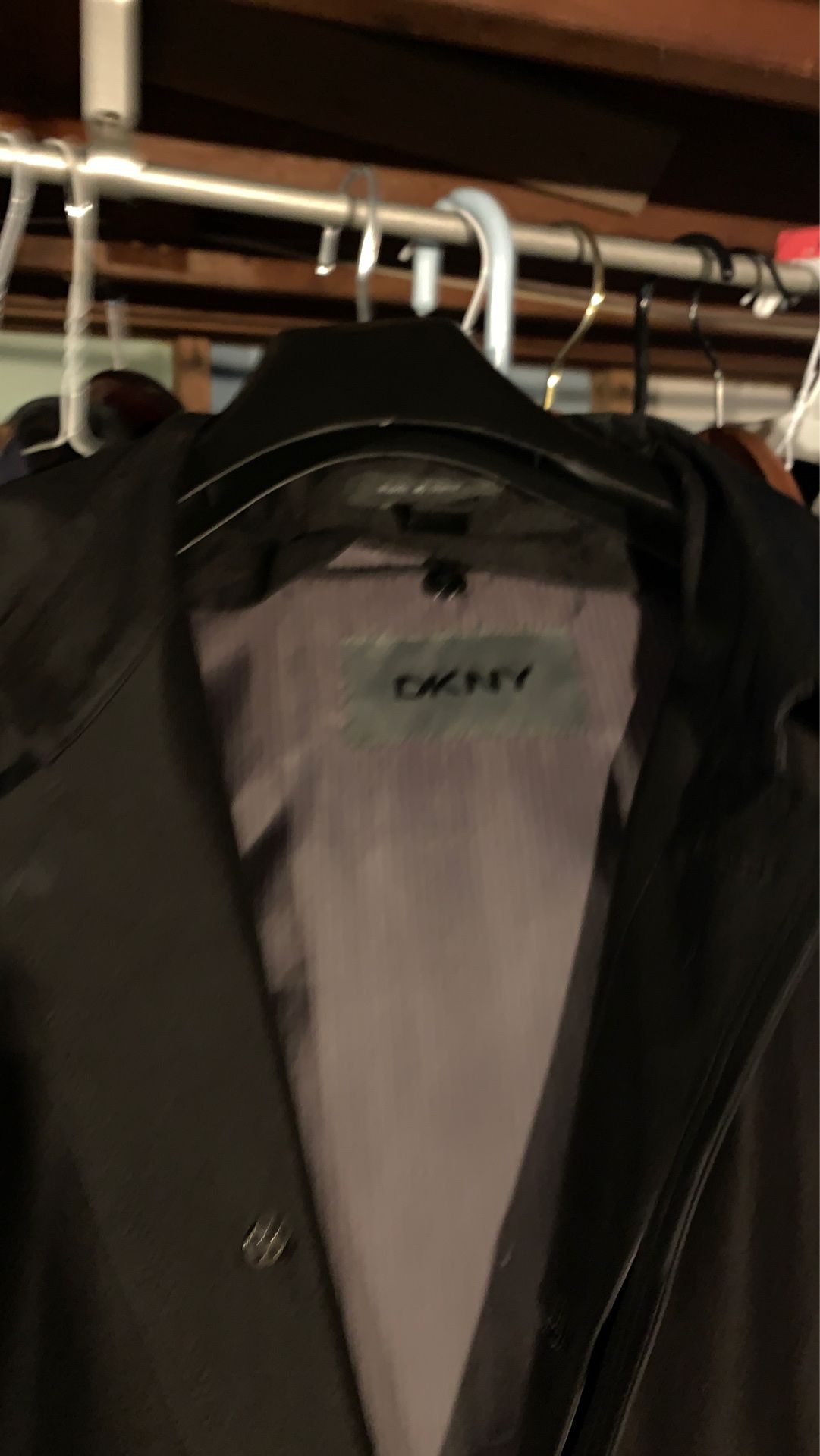 DKNY 42 Top Coat Jacket Black $20
