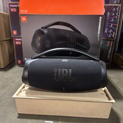 JBL Boombox 3 (WiFi) w/ 24H Playtime Powerful Portable Bluetooth Speaker, Waterproof, JBL Pro Sound