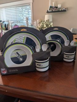Child Seahawks Plate Set