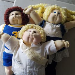 Soft Face Cabbage Patch dolls