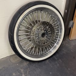 21x3.5 Fat Spoke Rim,  Rotors And Tire