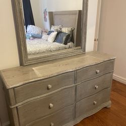 Ashley’s Mirrored Dresser And Tall Dresser