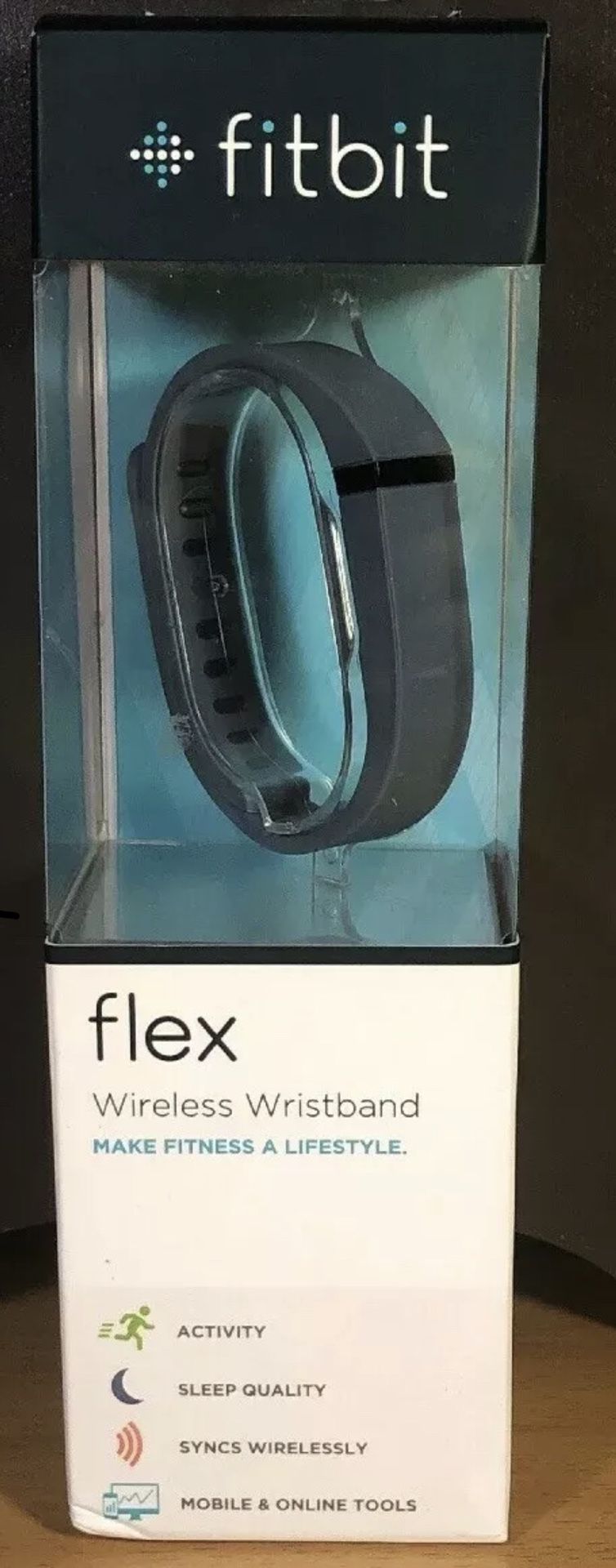 Fitbit Flex Wireless Activity & Sleep Tracker Wristband,USB Charger Slate SEALED