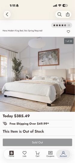 KING Size Bed Frame