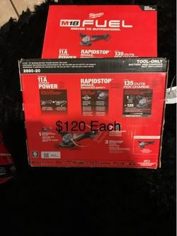 M18 FUEL 18V Lithium-Ion Brushless Cordless 4-1/2 in./5 in. Grinder w/Paddle Switch (Tool-Only)
