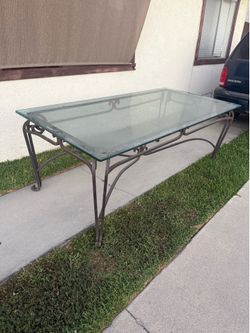 Glass table