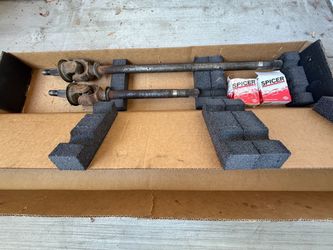 Jeep Wrangler TJ Dana 44 Rubicon Driver & Pass OEM Front Axle Shafts
