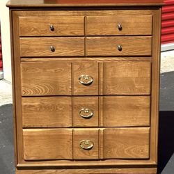 Vintage- L A Period - Highboy Dresser 