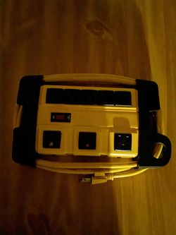 Eight plug surge protector