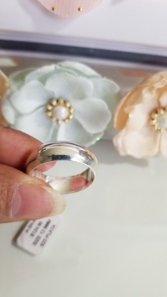 ANILLO PLATA 9.25 SIZE = 12 Y 13 inch