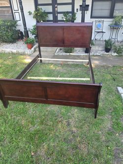 Queen bed frame