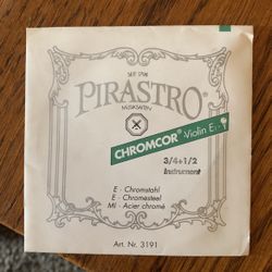 Pirastro Chromcor 3/4-1/2 Violin E String New