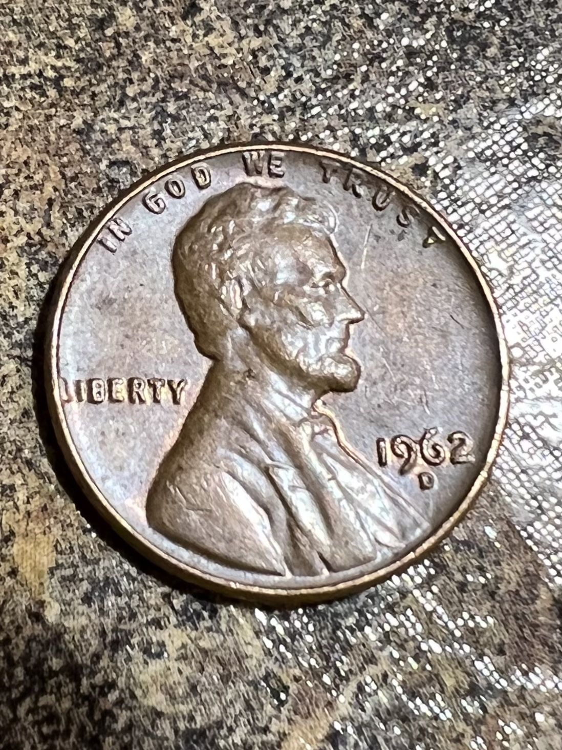 1962D Penny