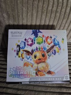 Scarlet & Violet Prismatic Evolutions Elite Trainer Box