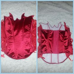Red corset size Lg