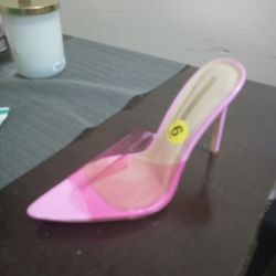   Slide In Pink Heels