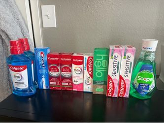 Tooth pastes and mouth wash