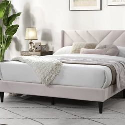 Queen Bed Frame With Mattress