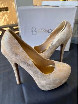 Gold heels