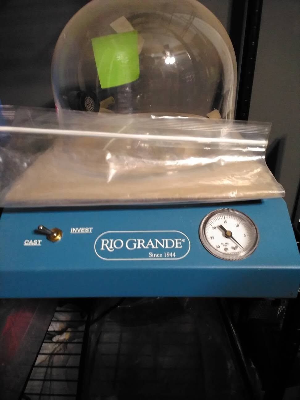 Rio Grand Lost Wax Investment Table With Vacuum Pump,